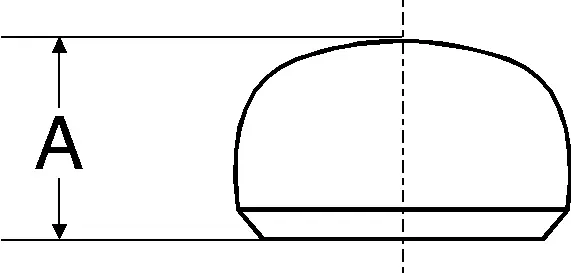 Titanium End Caps diameter